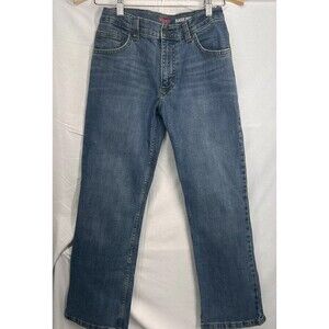 Wrangler Classic‎ Bootcut Jeans Adjustable Waist Boys Size 14 Med Wash